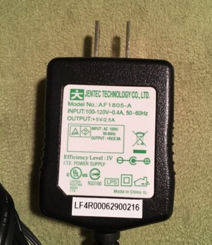 5V AC / DC Adapter For Jentec AF1805-A Home Charger Switching Power Supply Cord